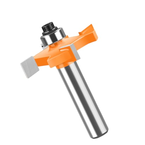 Set Punte Per Fresa Professionali Scanalature Del Disco La Lavorazione Del Legno Gambo Da 8 Mm Include 4 Utensili Fresatura Precisi Con Punta In Lega Dura