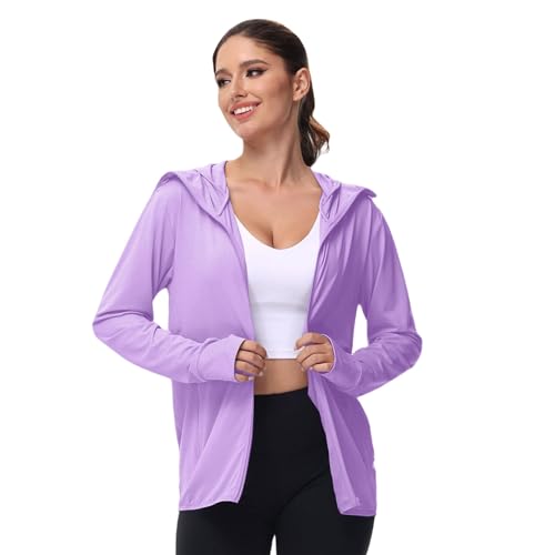 Abrigo con capucha de talla grande para mujer, ligero, informal, para primavera, verano y otoño, con bolsillos, cómodo, holgado, de manga larga. Anorak Mujer Invierno Rebajas Impermeable