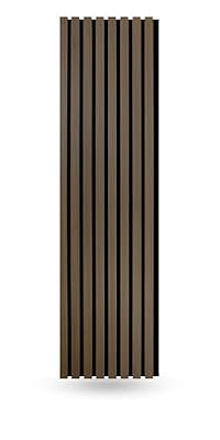 2 Pack – 94” x 12.6” 3D Acoustic Slat Wood Wall Panels | Soundproof Decorative Wall & Ceiling Panels | Modern Noise-Reducing Acoustic Paneling for Home, Office & Studio (Driftwood)