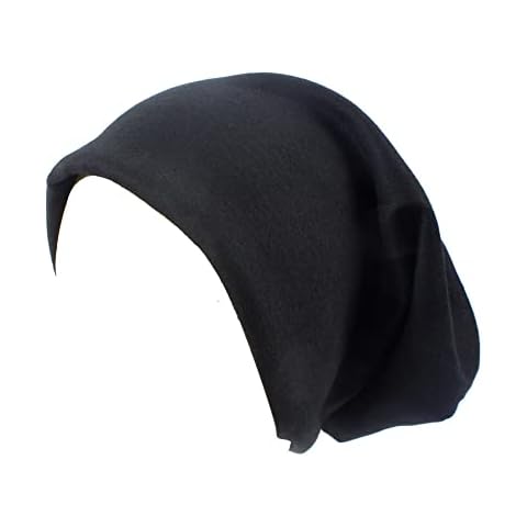 AABDTYYD Slouch Beanie Hat,Soft Baggy Beanie Hat,Summer Fashion Thin Knit Slouchy Beanie Hat,Hip-Hop Running Beanie,Unisex Headwear for Men Women(Black) Cover
