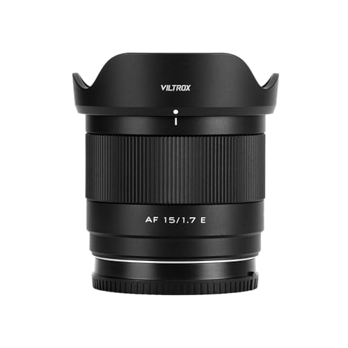 Image of VILTROX 15mm F1.7 E, AF 15mm F1.7 E Mount Lens for Sony E, APS-C Prime Lens for Sony a6400 a6500 a6600 ZV-E10 FX30 A6700 ZV-E10II a7Ⅲ a7RⅢ a7Ⅳ a7RⅣ