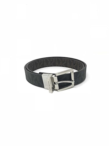 Michael Kors Women's 30Mm Black To Brown Reversible Mk Logo Monogram Synthetic Leather Belt (Xl) #TOP4