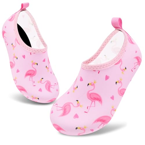 Image of VIFUUR Kids Water Shoes Girls Boys Quick Dry Aqua Socks for Beach Swim Outdoor Sports