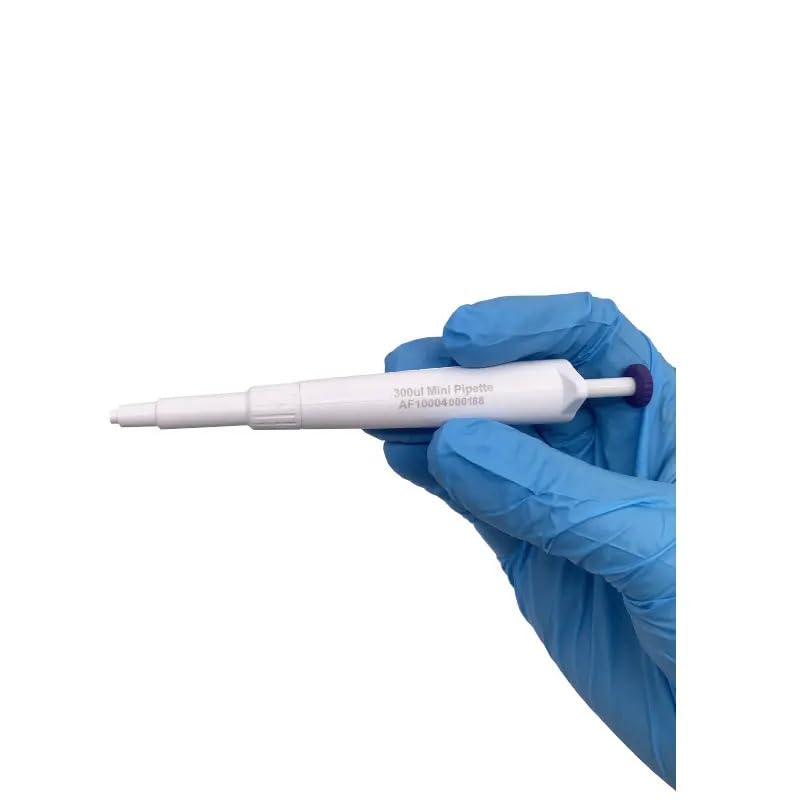 Nuova mini micropipetta da laboratorio 25ul/50ul/75ul/80ul/100ul/200ul/300ul Pipetta a volume fisso Micropipetta Mini pipetta(25)