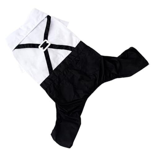 Disfraz Formal para Perro XL con Moño y Tirantes