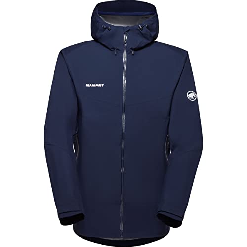 Mammut Convey 3 en 1 HS-Chaqueta con Capucha para Hombre [101004] Hardshell Double Jackets, Azul, Small