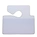 5 Pack - Clear Horizontal Vehicle Parking Permit Pass Hanger Tag Holder - Hangs from Car Rear View Mirror - by Specialist ID