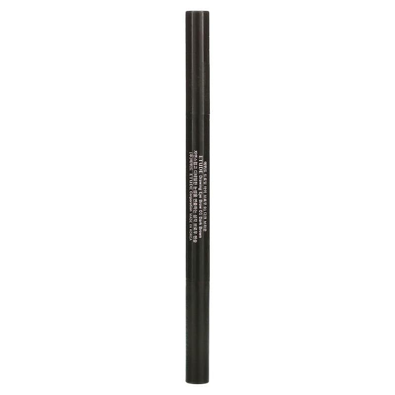Image of ETUDE Drawing Eyebrow Pencil, Arch Shape for Defined Brow|Brow Pencil with Spoolie |Long Lasting, Transfer Proof & Smudge-Proof |Shade- 01 Dark Brown,0.25g (Pack of 3)