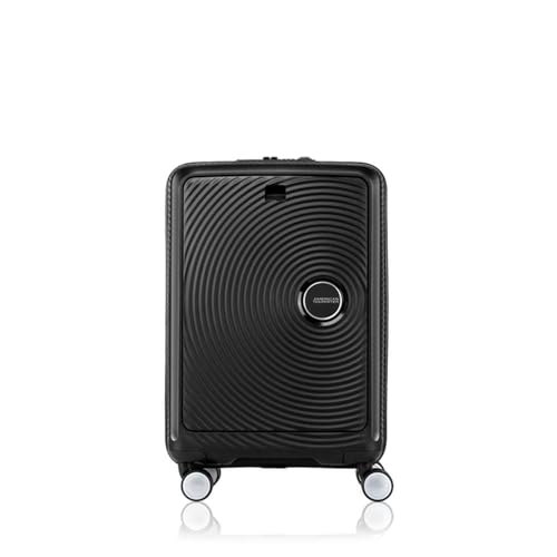 American Tourister Mala de Viagem Curio Preta Pequena Open Front