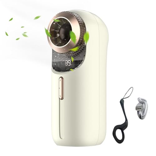 Lunaobrik Ventilador portátil pequeño | Ventilador con batería de velocidad de múltiple, enfriador de mano eléctrico de carga USB para viajes diarios, camping, excursiones