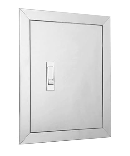 Panneau d'accès verrouillable en acier inoxydable plaque de recouvrement mur