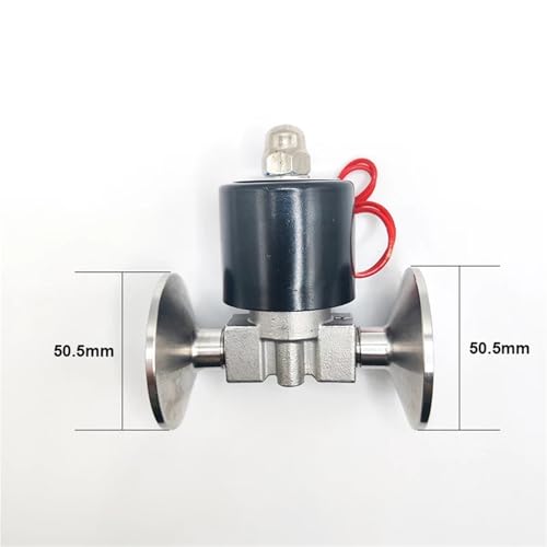 Électrovanne inox DN8 haute précision à collier de serrage CF50,4 mm 220VAC - 3