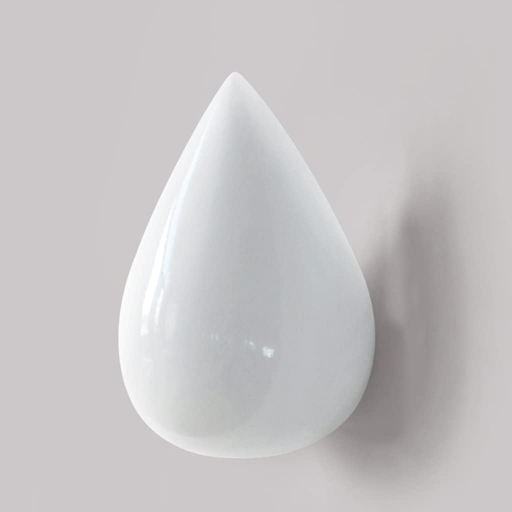 Practical Drop Shape Home Resin Wall Hanger Bathroom Door Hangers Hat Single Hook Holds Hanging Room Decoration