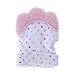 siwetg Baby Beißring Handschuhe Quietschend Knirschen Zähne Mundpflege Zahnen Schmerzlinderung Neugeborenen Biss Kauen Sound Spielzeug Einstellbar Silikon BPA Frei Mitten Nursing Supplies