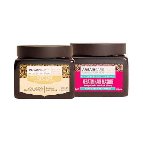 Coffret Masque renforçateur ARGANICARE pour réparer les cheveux abîmés