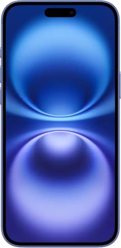 Image of Apple iPhone 16 Plus, US Version, 128GB, Ultramarine for Cricket (Renewed Premium)