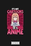 evans realfeel bass drum pad  Its Not Cartoons Its Anime Obsessed Addict B26709 Notebook: Planner, Matte Finish Cover, Lined College Ruled Paper, 6x9 120 Pages, Journal, Diary