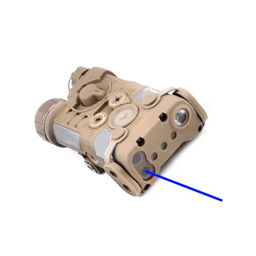 Plastic L3-NG Box Aiming Laser Sights(with Blue Laser + IR Laser + LED Whitelight Flashlight),& Modular Remote Wire Control Pressure Switch Combo,Tan