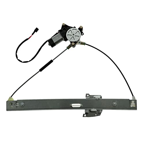 Image of TRQ Front Left Power Window Regulator & Motor Assembly Drivers Side Compatible with 2001-2007 Ford Escape 2005-2007 Mercury Mariner FO1350130
