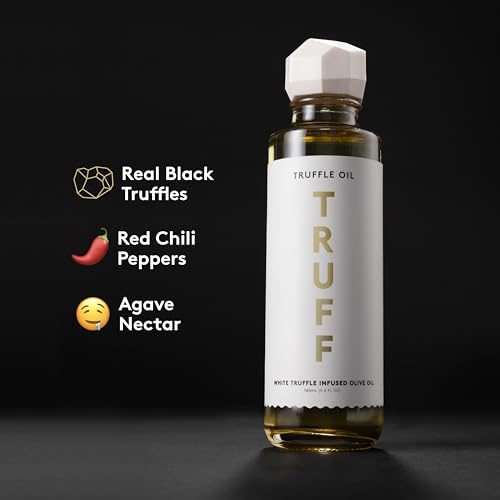 Image of TRUFF White Truffle Gift Set, White Truffle Oil and Hot Sauce, Holiday 2-Pack