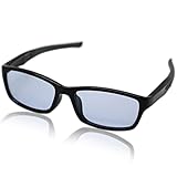 [エイトトウキョウ] サングラス メンズ ブルーライトカット メガネ スポーツ 運転用 釣り 野球 ゴルフ ランニング ジョギング UVカット ブルーライトカット 近赤外線カット 高性能レンズ [ 鯖江メーカー企画 ] ブラック/ライトブルー IRUV1000-6127-LBL