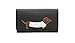 Mala Leather Colección BEST FRIENDS Monedero de Cuero de Perro Salchicha 3304_65 Negro