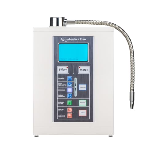 Aqua Ionizer Deluxe 7.0 | Water Ionizer | Alkaline Water Filtration System | Produces pH 4.5-11.0 | Up to -800mV ORP | 4000 Liters Per Filter | 7 Water Settings