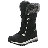 DriDefense-Membran Kamik Mädchen Prairie Schneestiefel, Schwarz Black White Bkw, 36 EU