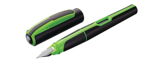 Pelikan Füller Patrone Style P57 - Feder M, Kunststoff, Grün, 1 Stück (1er Pack)