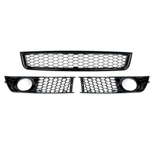 Calandre inférieure Avant et antibrouillard nid d'abeille pour rouler avec style en A4 B6 2002-2005