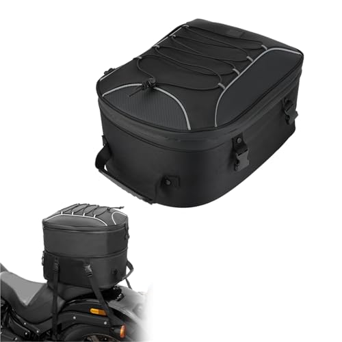 Bolsa Trasera Universal para Moto 40 L contra la Lluvia y la Falta de Espacio
