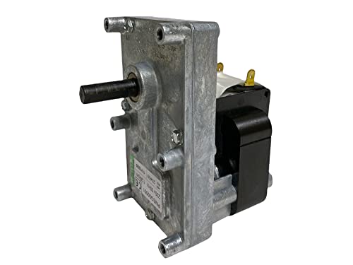ERICAMBI, Motoriduttore FB1330 Mellor Serie T3 per Stufe a Pellet, Velocità 1rpm, Pacco Lamellare 19mm, Ø Albero 9,5mm, Senso di Rotazione Oraria, Spianatura Singola, Anselmo Cola Enviro Mcz