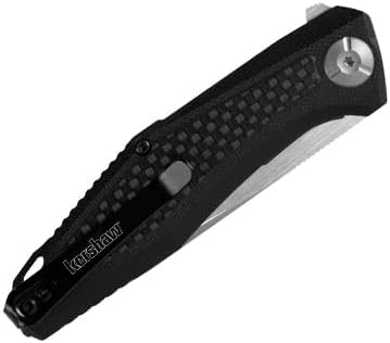 Miniatura 2 de Kershaw Atmos - Cuchillo de bolsillo, 3 pulgadas, 8Cr13MoV, hoja de borde liso, cuchillo plegable táctico, cuchillo de transporte diario de apertura