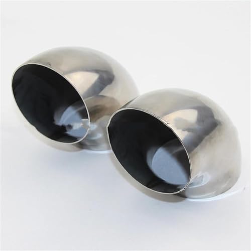 Tuyau d'échappement 89mm en acier inoxydable coudé pour modification auto - 5