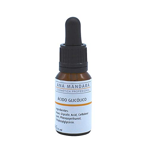 ANA MANDARA – ÁCIDO GLICÓLICO – 15 ml | Combate arrugas – manchas y acné
