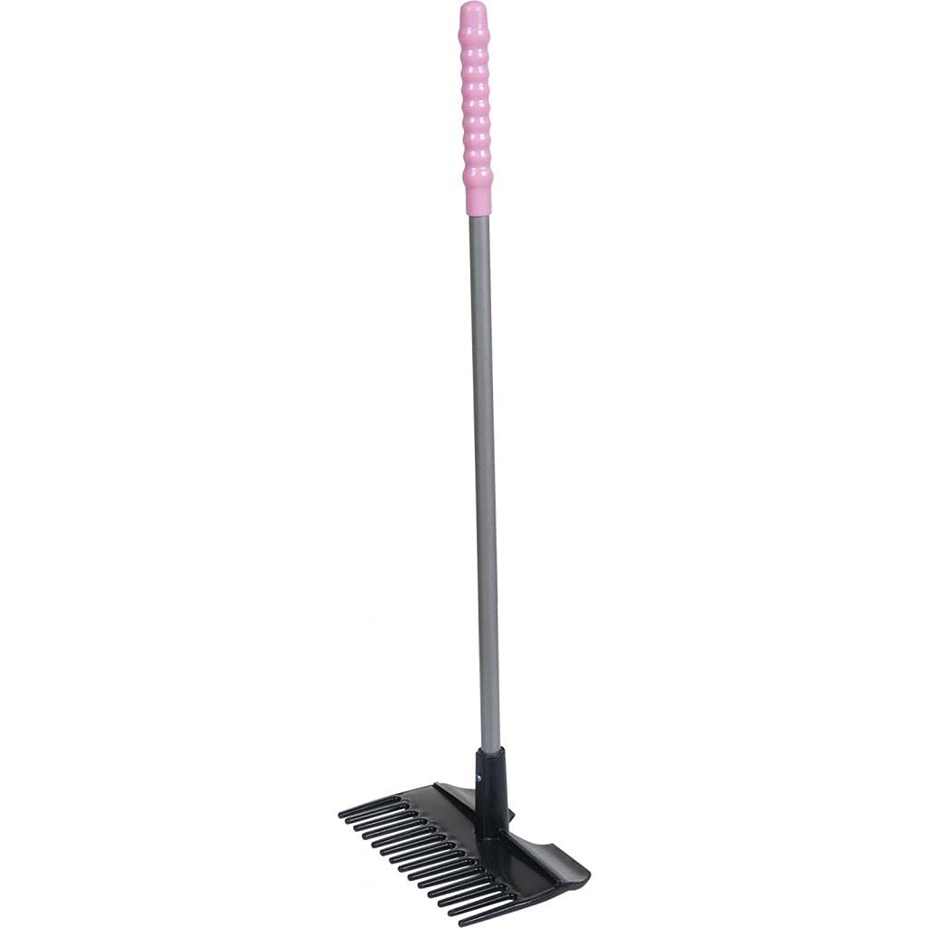 HKM Manure Collector for Children, Set consisting of chip Shovel and rake for Removing Animal droppings, robust Horse Poop Scoop