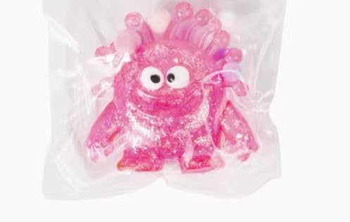 QYEHF Monster Squishy Fidget Toys, Soft Slow Rising Balls Anxiety Relief Fidget Toys, Stress Relief for Autism,9*8.5*3.5CM-Suitable for adults and people aged 14+and above (light pink)