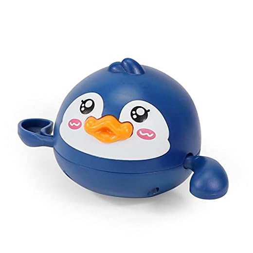 Baby vatten badleksaker liten anka söt pingvin flytande djur leksak vatten lek leksaker för baby shower simning