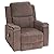 Massage Recliner Chair Rocking Swivel Chair with Heated Massage Ergonomic Lounge 360 Degree Swivel Single Sofa Seat and Two Hidden Cup Holders by BestMassage