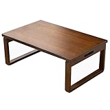 JKGHK Foldable Coffee Tables Rectangle Low Table,Minimalist Bamboo End Table Small Dinning Table,Bed
