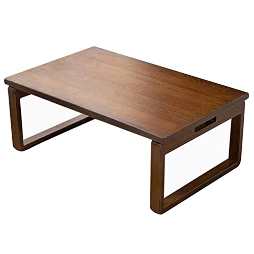 Jkghk Foldable Coffee Tables Rectangle Low Table,Minimalist Bamboo End Table Small Dinning Table,Bedroom Bay Window Side Table Cocktail Desk Table,For Home Balcony/Living Rooms #TOP2