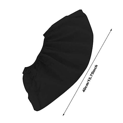 200 Pieces Dustproof Non-Woven Fabric Disposable Shoe Covers for Indoor - image 2