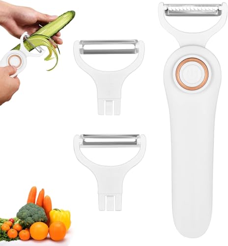 Hsthe Sea Electric Peeler, 3 in 1 Stainless Steel