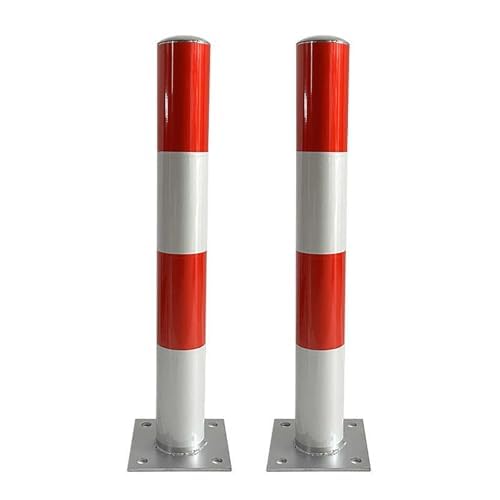 Borne de sécurité robuste anti-collision lot de 2 pour allées de jardin
