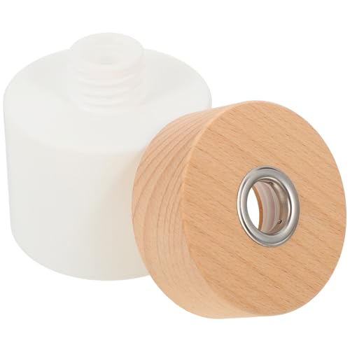 Recipiente difusor de aromas recargable contra malos olores con frasco de vidrio mate 2