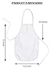 BUMBLE CRAFTS Kids Apron - Pack of 12 | Canvas - Natural Cotton | Bulk Toddler Craft Aprons for Ages 5 & Under | Small White (12.5” x 19”) #2