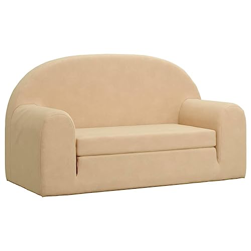 vidaXL Kindersofa 2-Sitzer, Sofa Schlafsofa für Kinderzimmer, Sessel...