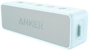 （19:30時点） Anker SoundCore 2 (USB Type-C充電 12W Bluetooth 5 スピーカー 24時間連続再生)【完全ワイヤレスステレオ対応/強化された低音 / IPX7防水規格 / デュアルドライバー/マイク内蔵】(アイスブルー)