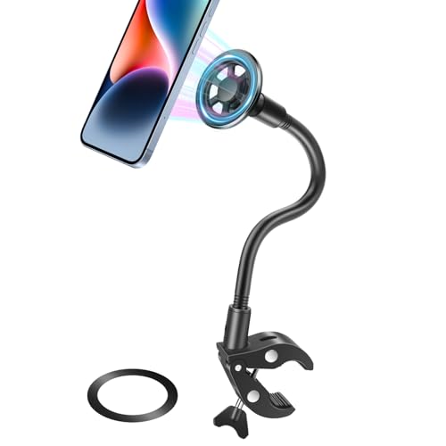 Support col de cygne magnétique puissant pour smartphone et moto