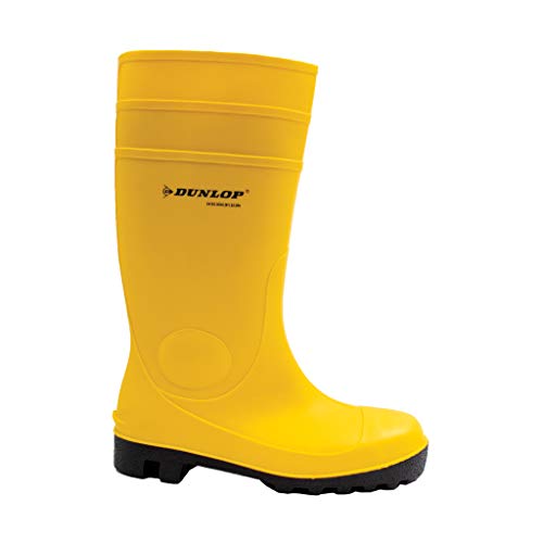 DUNLOP Protomastor - Unisex Knee High Full Safety Waterproof Work Boots, Yellow, S5 Rated Antistatic and Slip-Resistant PVC Wellies with Steel Toecap for Outdoor and Farm Work - EU39, UK6 - Image 7